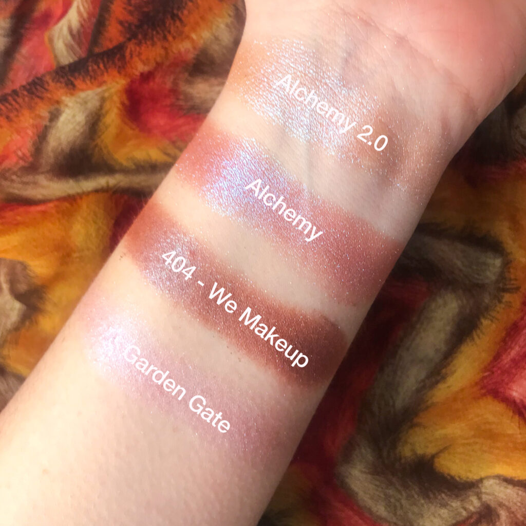 alchemy - swatches - comparazioni - dupe 