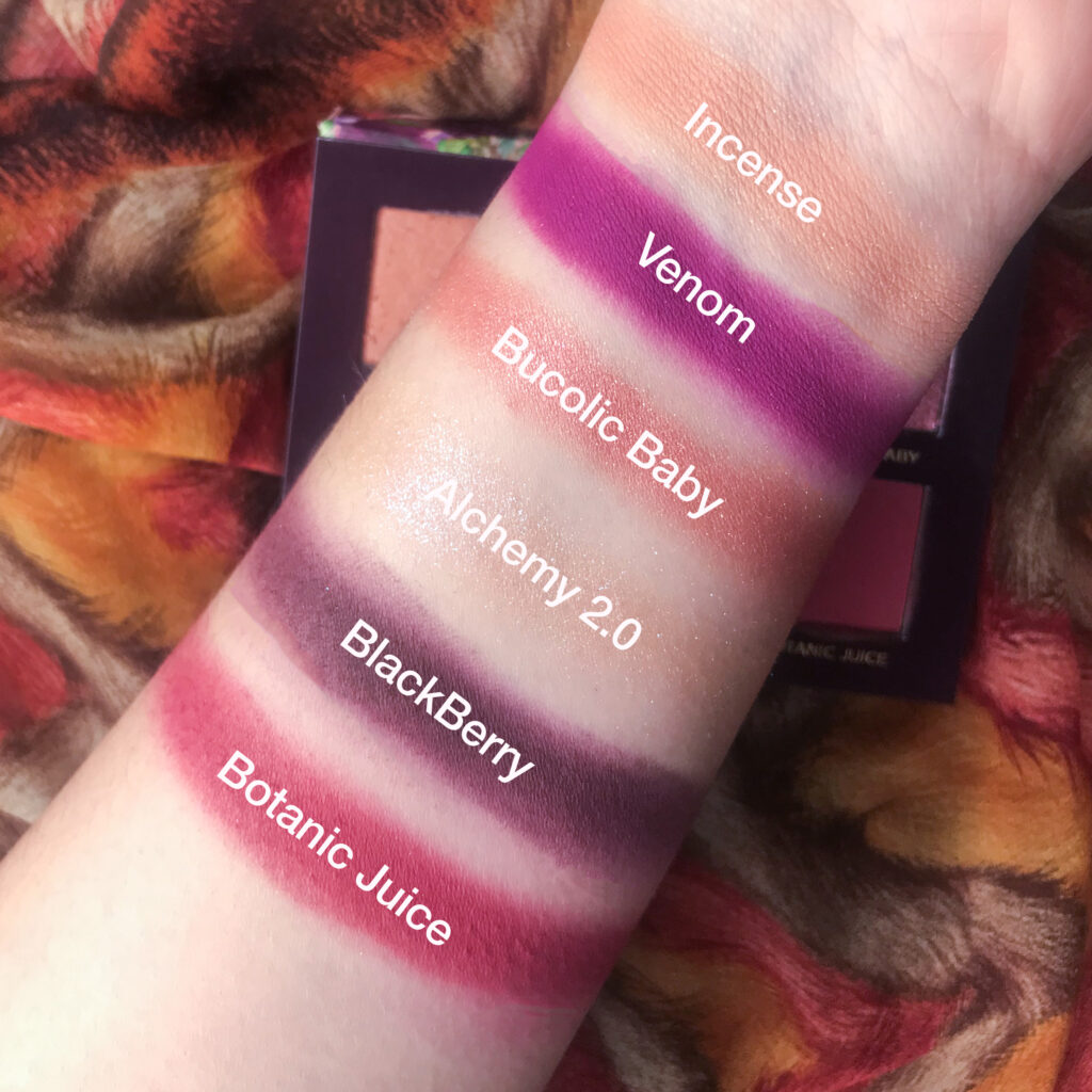 wildberry - nabla - swatches